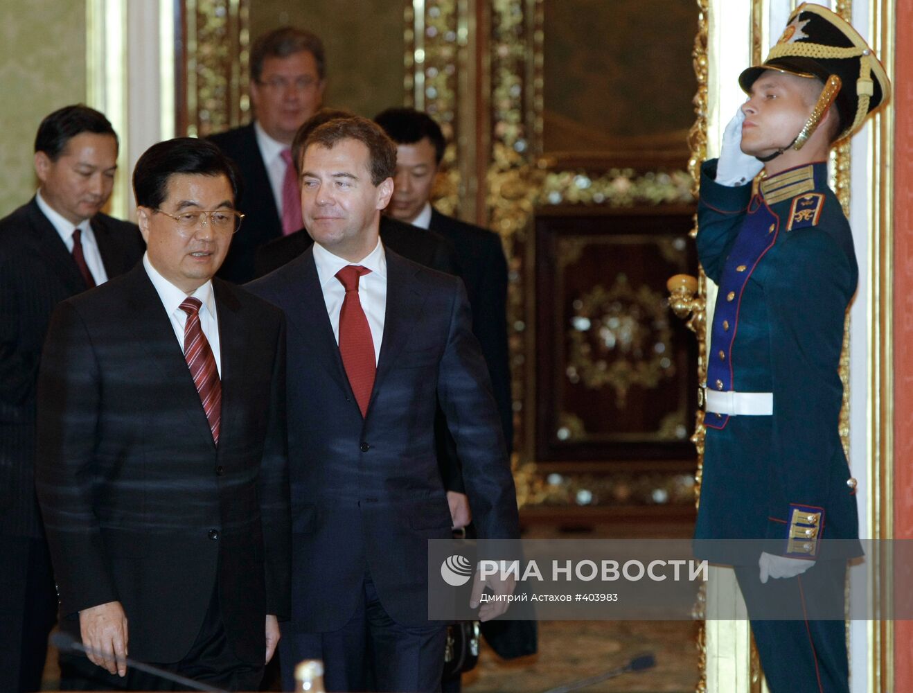 Государственный визит в Россию председателя КНР Ху Цзиньтао