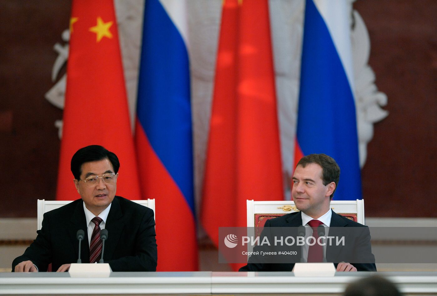 Государственный визит в Россию председателя КНР Ху Цзиньтао