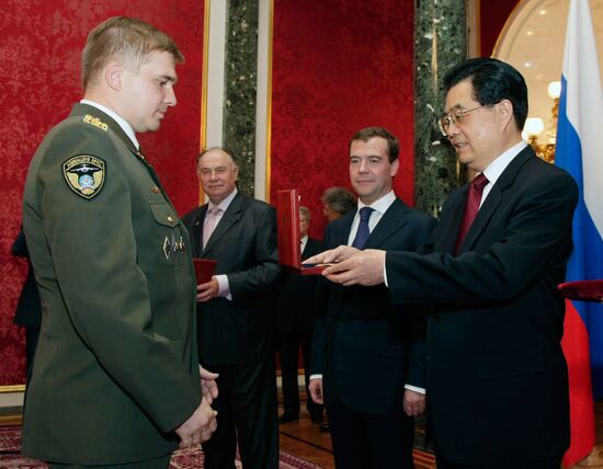 Государственный визит в Россию председателя КНР Ху Цзиньтао