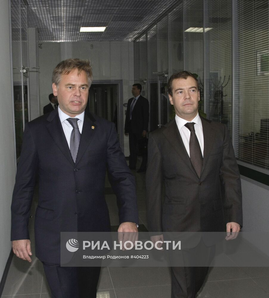 Д.Медведев посетил компанию "Лаборатория Касперского"