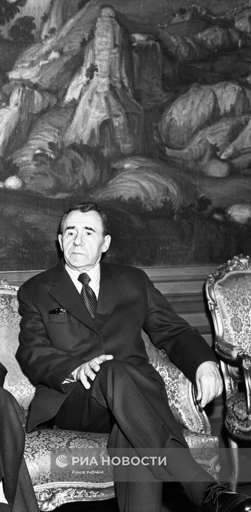 Министр иностранных дел СССР А.А.Громыко