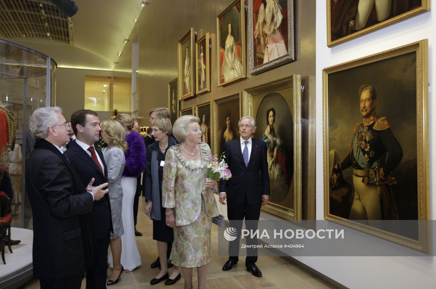Д.Медведев с супругой в "Эрмитаже на Амстеле"