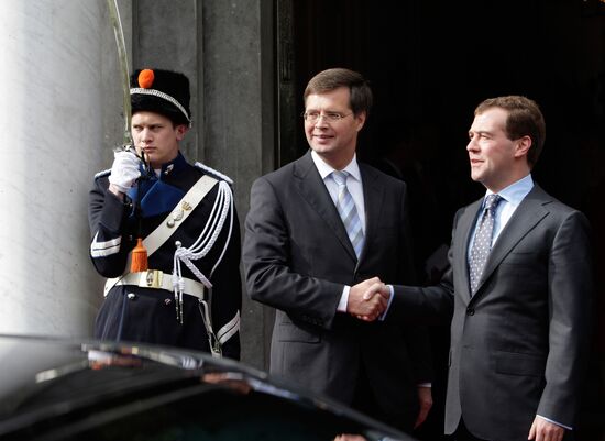 Рабочий визит президента РФ Д.Медведева в Нидерланды. 2-й день.