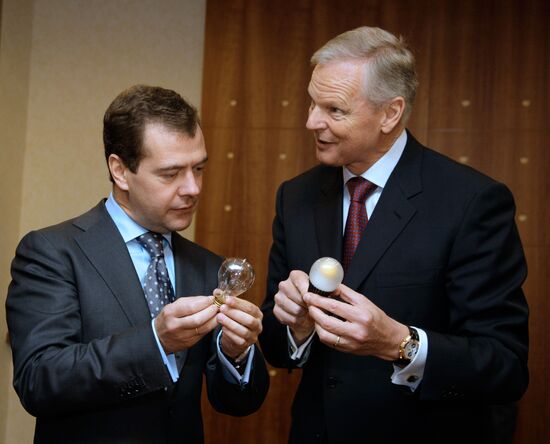 Рабочий визит президента РФ Д.Медведева в Нидерланды. 2-й день