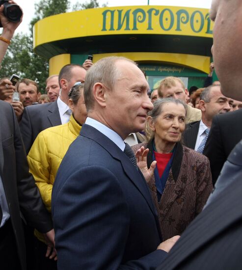 В.Путин в Барнауле
