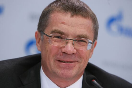 Пресс-конференция А.Медведева в пресс-центре ОАО "Газпром"