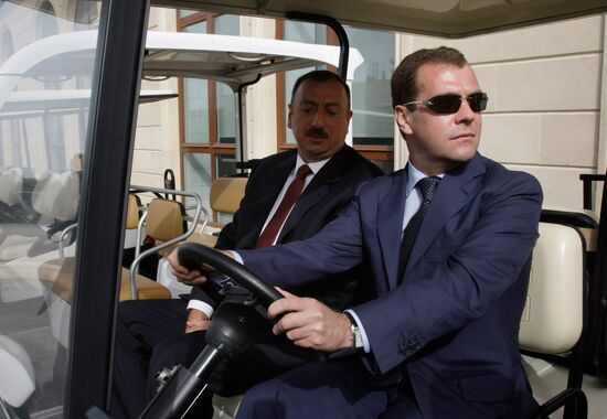 Рабочий визит президента РФ Д. Медведева в Азербайджан
