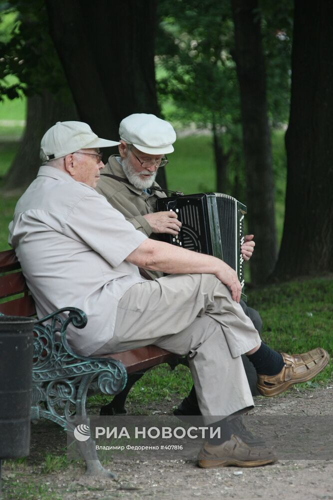 Отдых горожан в Москве