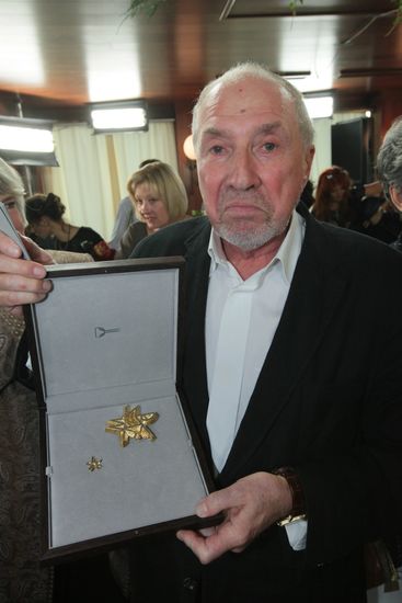 Сергей Юрский. Вручение актерской премии "Кумир"
