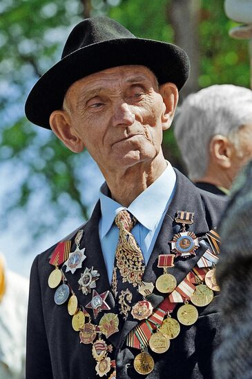Ветеран ВОВ в День Победы