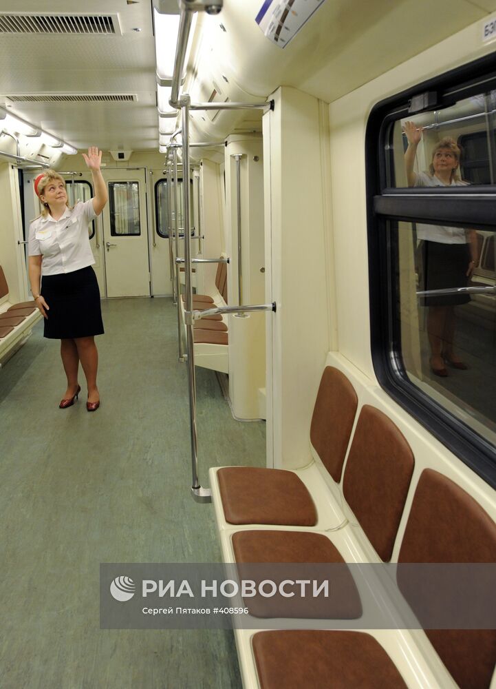 Начало эксплуатации обновленного метропоезда "Русич"