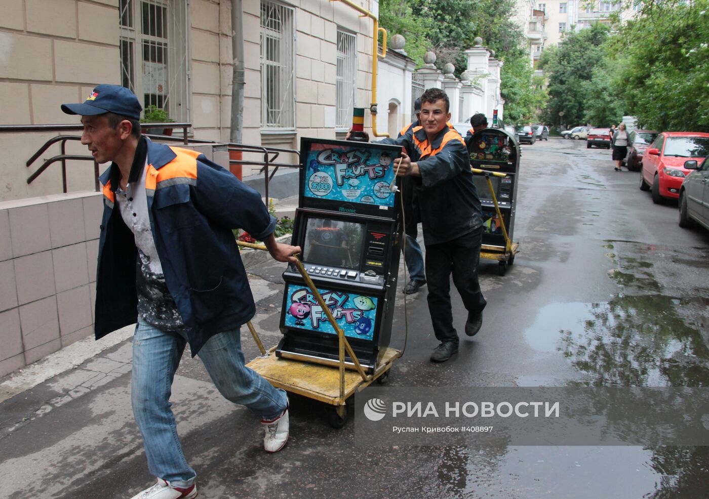 Отправка игровых автоматов на утилизацию