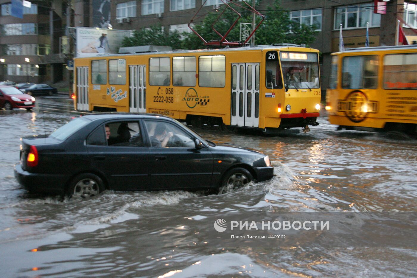 Сильный ливень в Екатеринбурге | РИА Новости Медиабанк