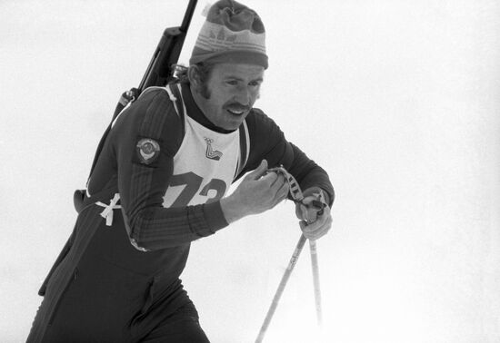 Чемпион зимней Олимпиады 1980 года по биатлону Анатолий Алябьев