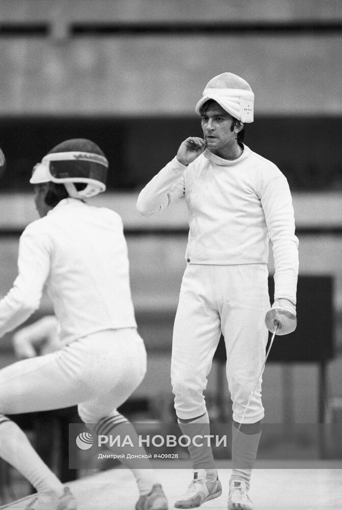 Фехтовальщик Виктор Кровопусков