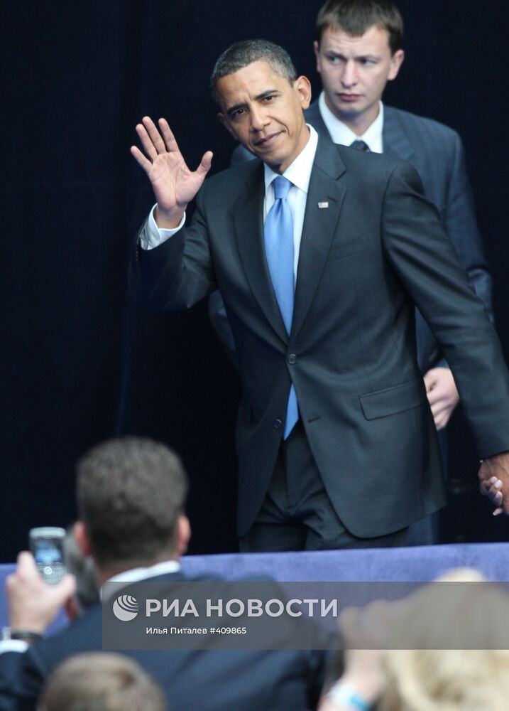 Второй день рабочего визита президента США Б.Обамы в Россию