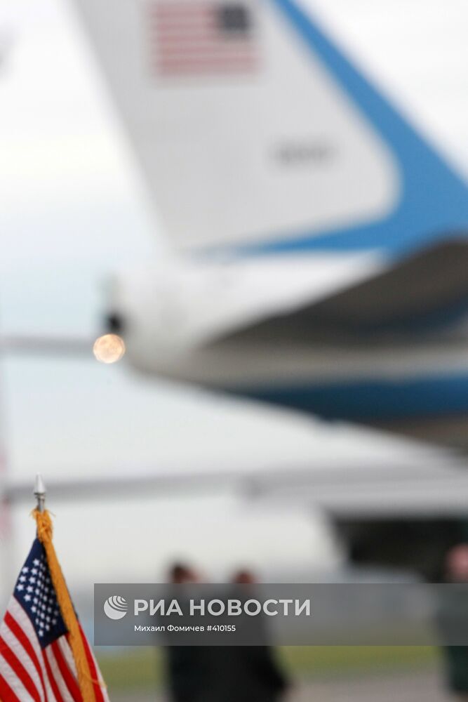 Самолет президента США в аэропорту "Внуково-2"