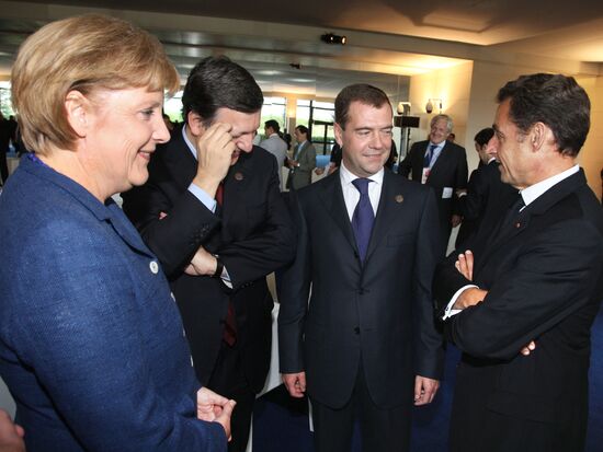 Д.Медведев на саммите "большой восьмерки" G8-2009