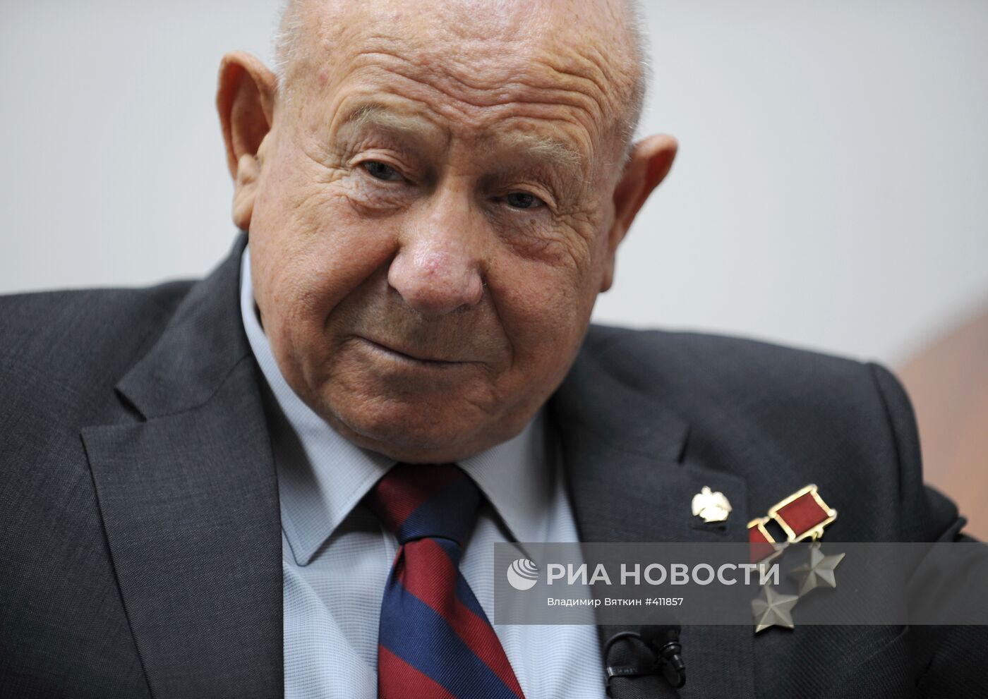 Интервью космонавта Алексея Леонова агентству РИА Новости