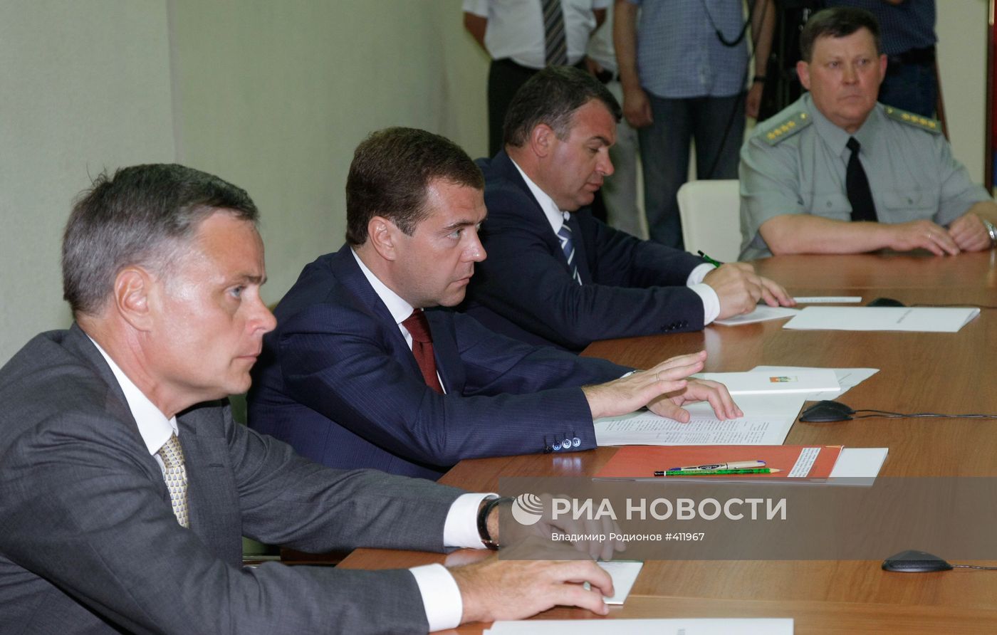 Рабочая поездка президента РФ в Южный федеральный округ