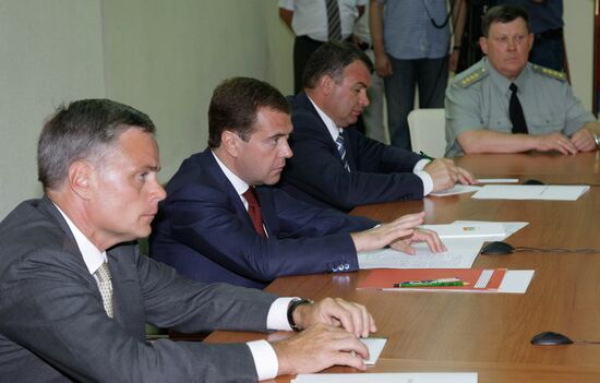 Рабочая поездка президента РФ в Южный федеральный округ