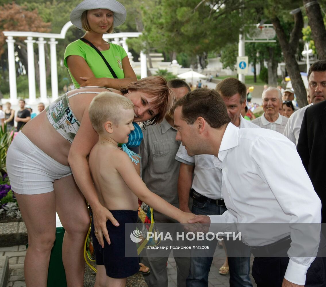 Рабочая поездка президента РФ в Южный федеральный округ