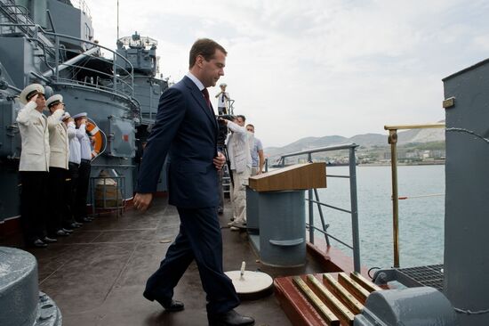 Рабочая поездка президента РФ в Южный федеральный округ