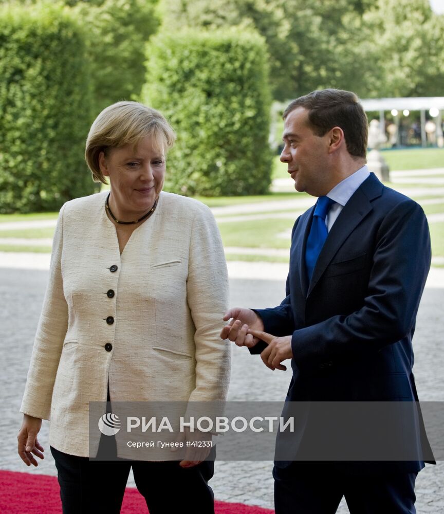 Пезидент РФ Д.Медведев с визитом в Мюнхене