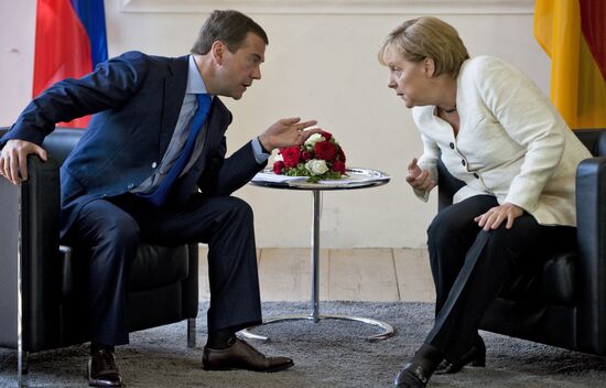 Пезидент РФ Д.Медведев с визитом в Мюнхене