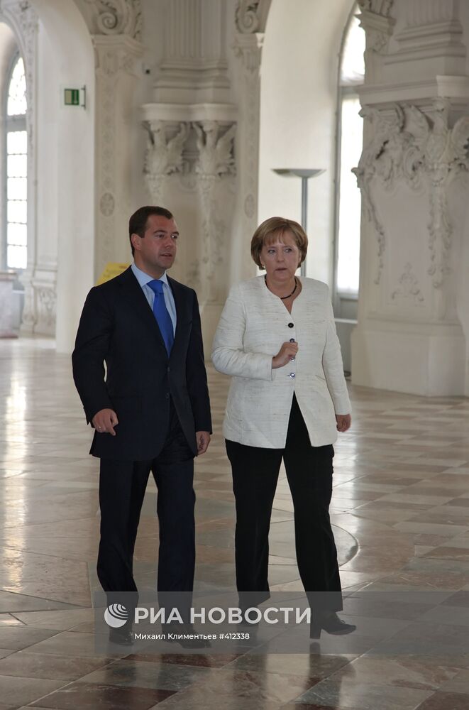 Президент РФ Д.Медведев с визитом в Мюнхене