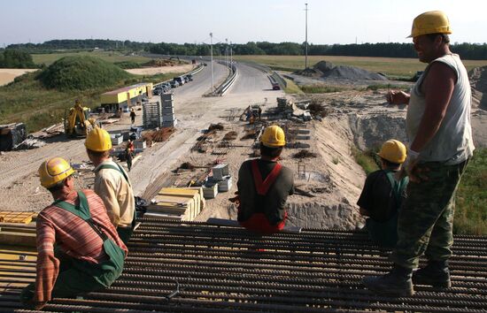 Завершение строительных работ на трассе Калининград-Зеленоградск