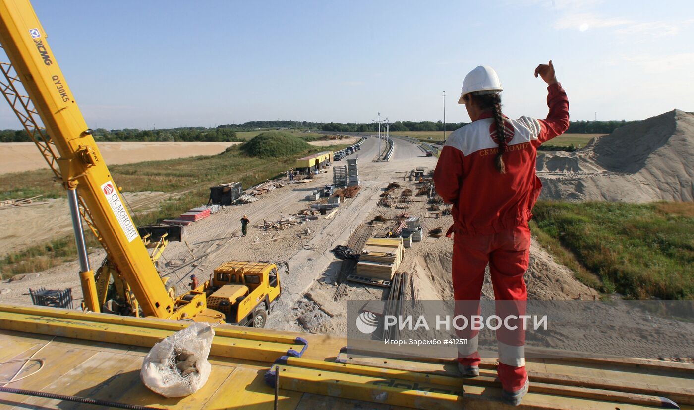 Завершение строительных работ на трассе Калининград-Зеленоградск