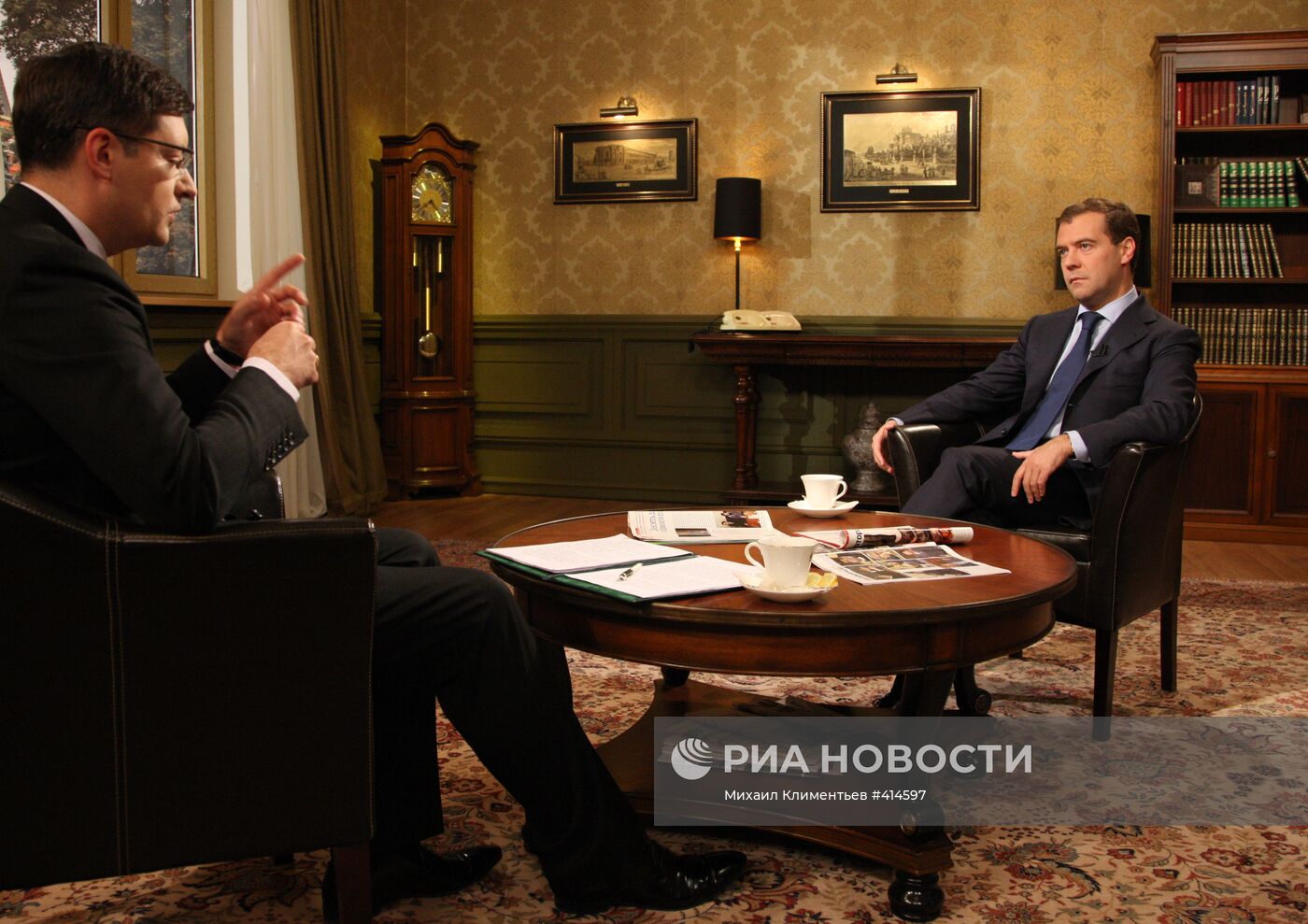 Интервью президента РФ Д.Медведева итоговой программе НТВ