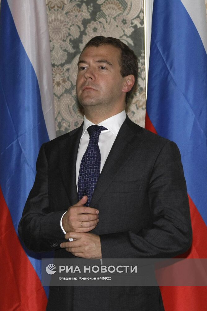 Рабочий визит президента РФ Д.Медведева в Республику Таджикистан