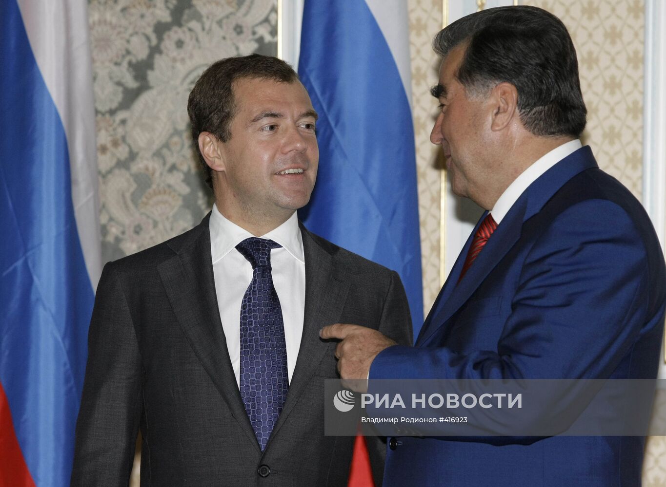 Рабочий визит президента РФ Д.Медведева в Республику Таджикистан