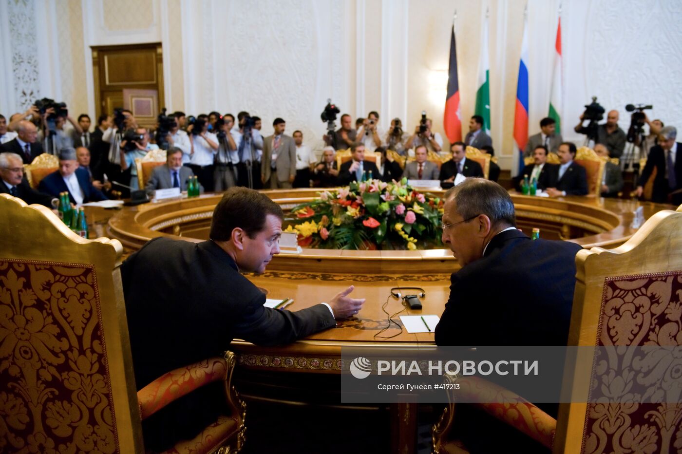 Рабочий визит президента РФ Д.Медведева в Республику Таджикистан