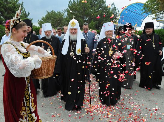 Продолжается визит патриарха Кирилла на Украину