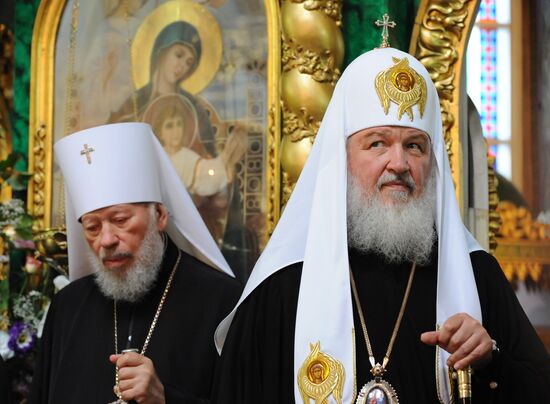 Продолжается визит патриарха Кирилла на Украину