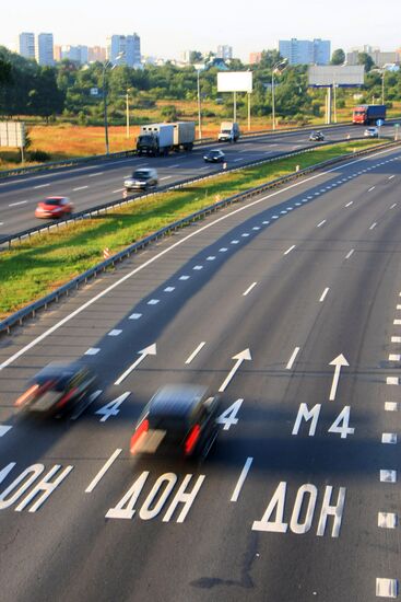Трасса М-4 "Дон" в Москве