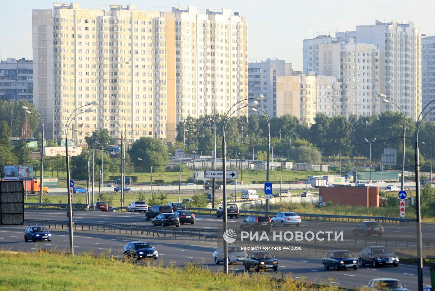 Трасса М-4 "Дон" в Москве