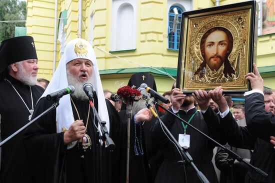 Патриарх Кирилл посетил кафедральный собор в Ровно