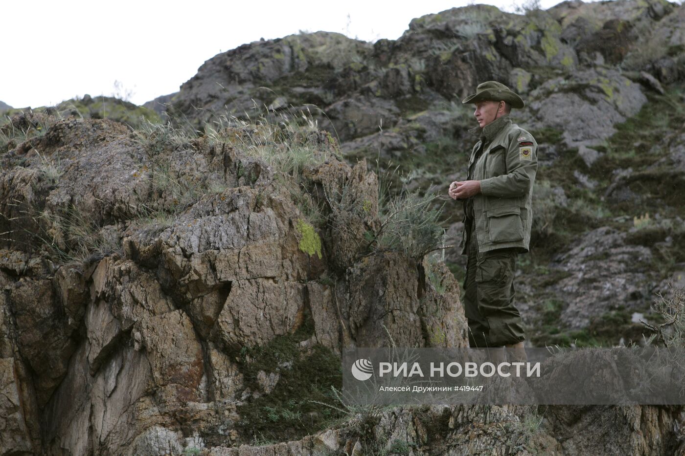 Поездка премьер-министра РФ В.Путина в Республику Тыва