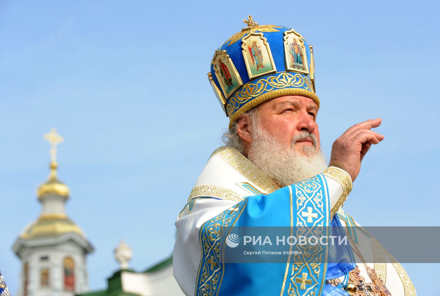 Патриарх Кирилл посетил Почаевскую Лавру