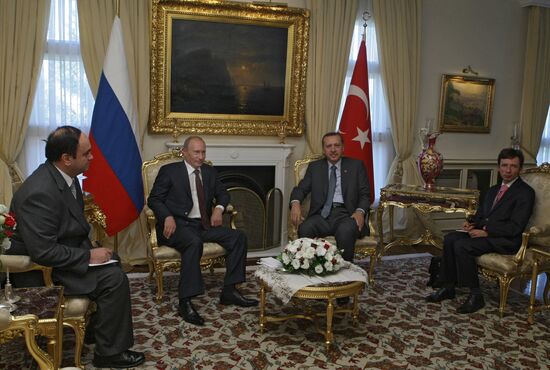 Встреча премьер-министров России и Турции