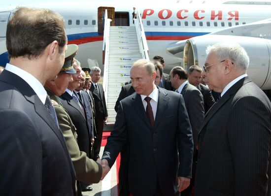 В. Путин прибыл с рабочим визитом в Турцию