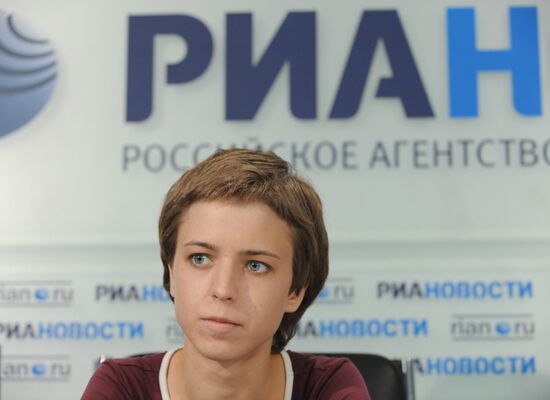 Пресс-конференция дочери Анны Политковской в РИА Новости