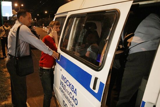 Во время проверки гей-клуба "Душа и тело" в Москве