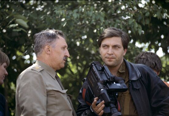Генерал Альберт Макашов и журналист Александр Невзоров