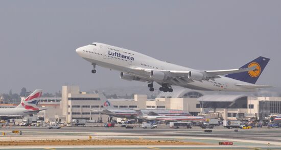 Боинг-747 авиакомпании Lufthansa