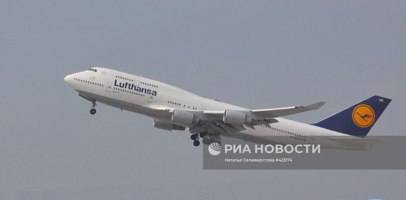 Боинг-747 авиакомпании Lufthansa